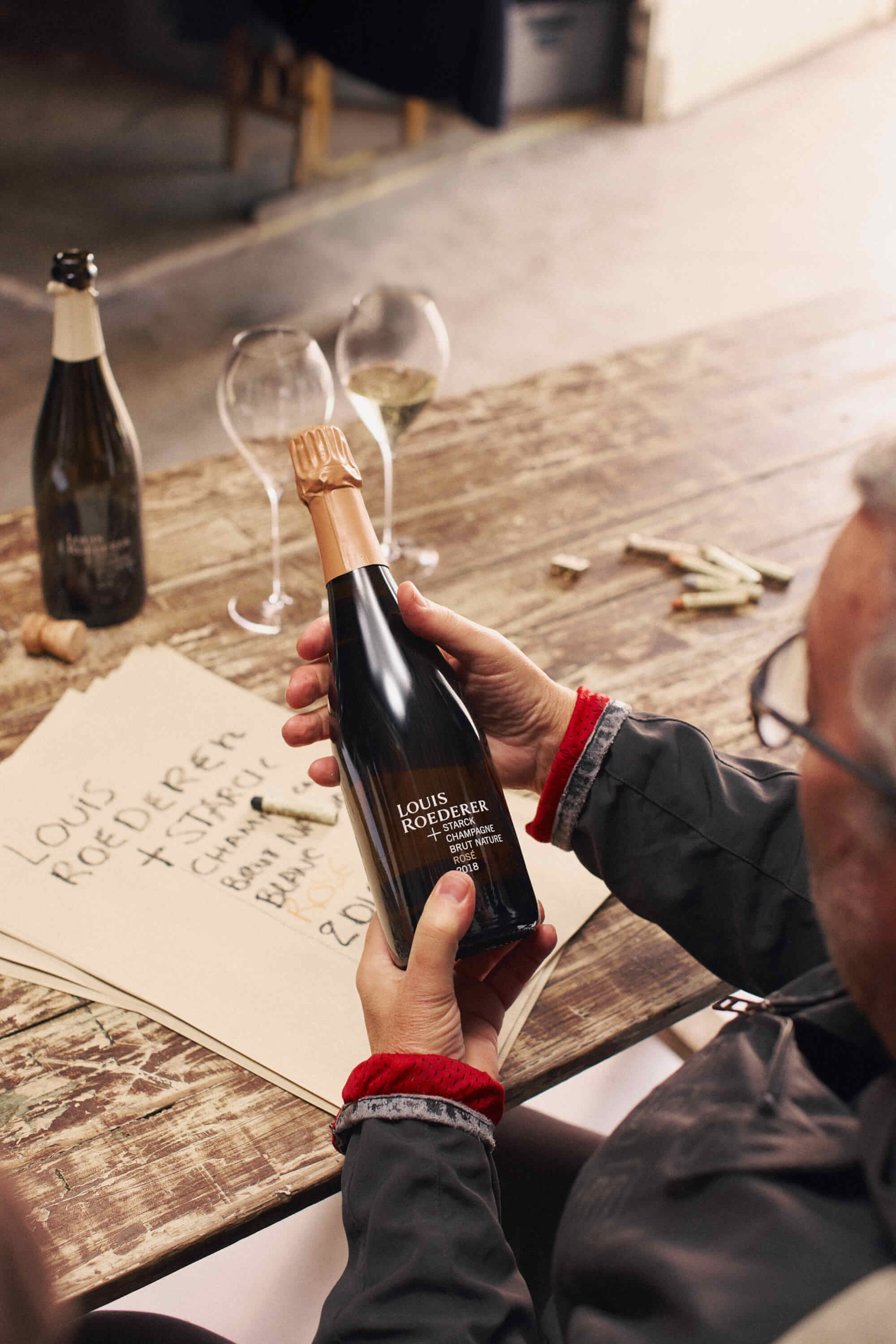 La Maison Louis Roederer et Philippe Starck signent une nouvelle édition limitée Brut Nature 2018