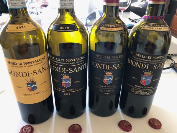 Biondi-Santi, la maitrise parfaite du Sangiovese - dégustation