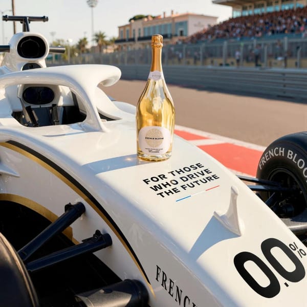 Un souffle nouveau dans les paddocks : French Bloom, vin pétillant sans alcool, partenaire de la Formule 1®