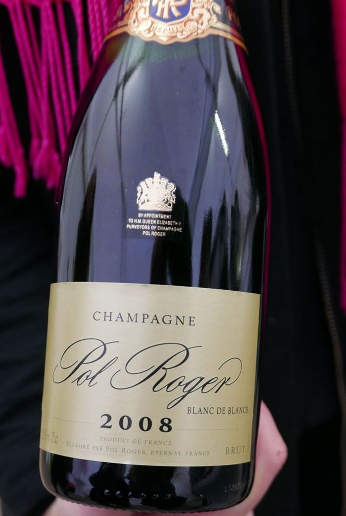 Pol Roger Blanc de Blanc 2008 Les Blancs de Blancs, c'est aussi la specialité de la Maison