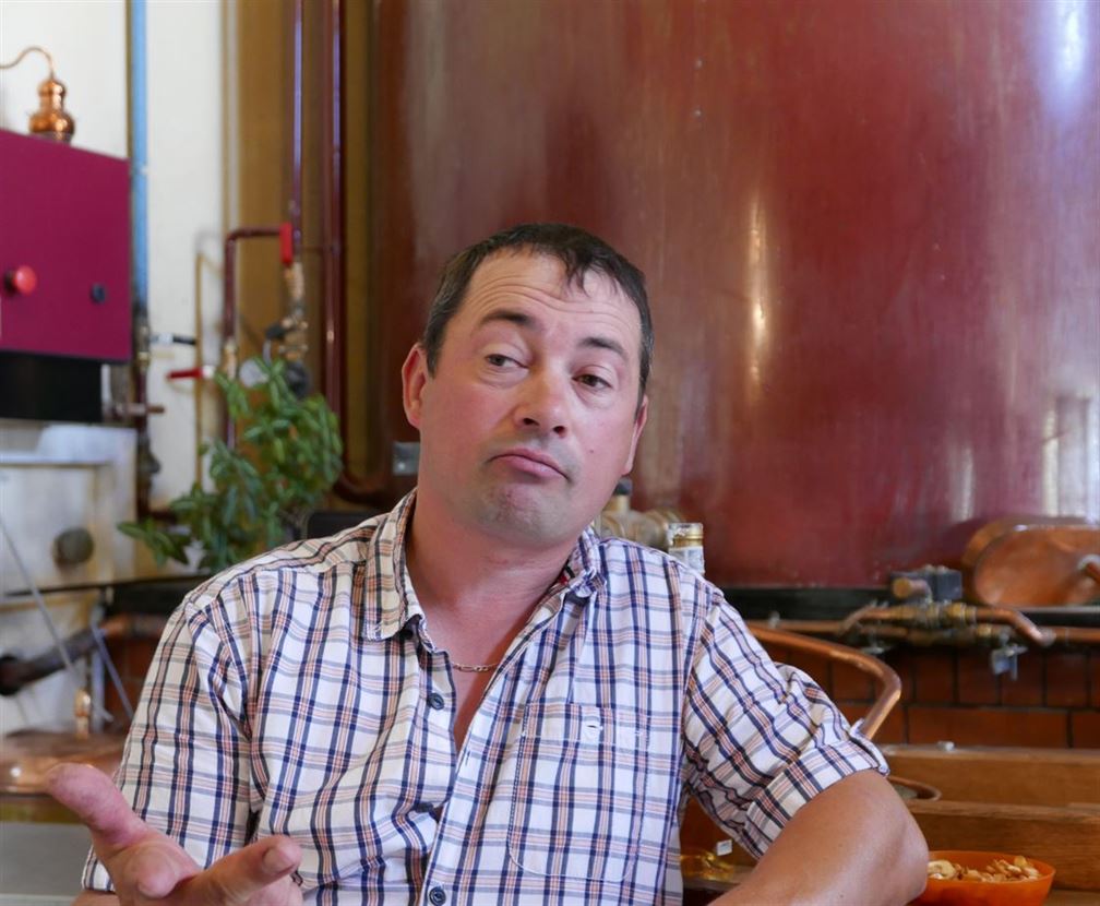 Laurent Raine, producteur du cognac et du Pineau à Pons