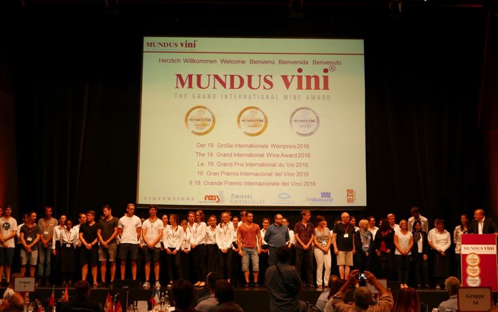 19ème Mundusvini 2016, le staff au total