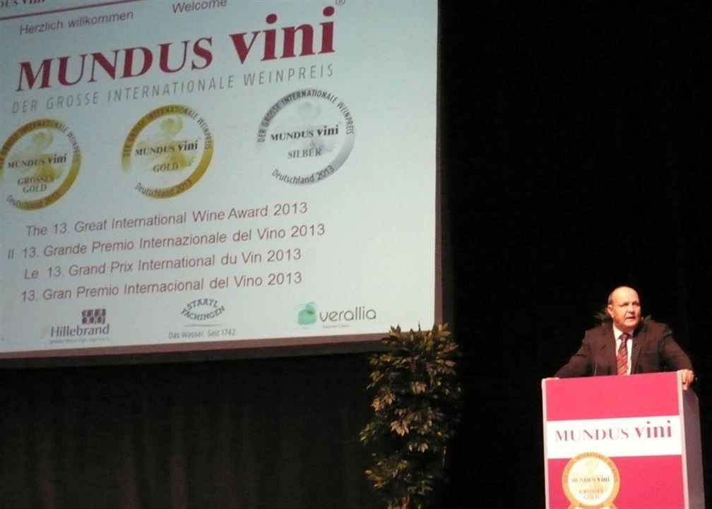 Christoph Meininger, fondateur de Mundus Vini présent 13ème édition du concours