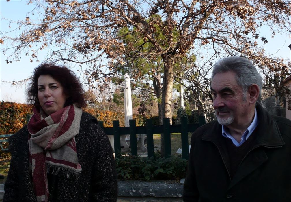 Chez Ferrari on travaille en famille, Cristina avec son père et le frère Carlo règnent sur 10 ha à San'Ambrogio 